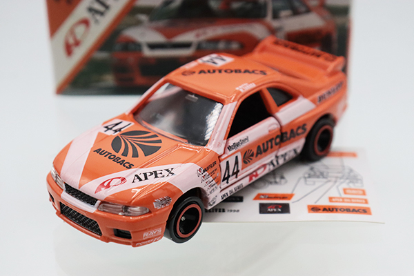 ミニカーショップ ケンボックス トミカ特注(日本製)★★日産スカイライン GT-R R33 (AUTOBACS A'PEX GTR) #44 ...