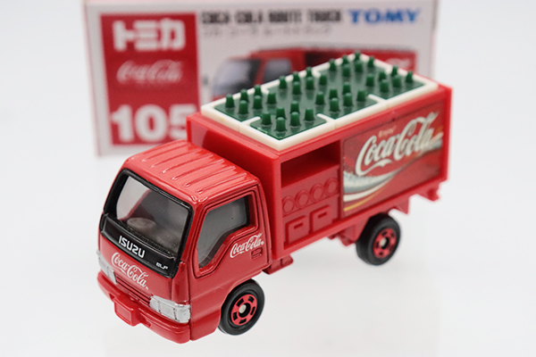 ミニカーショップ ケンボックス トミカ 赤箱☆105☆いすゞエルフ コカ