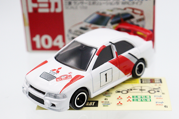 ミニカーショップ ケンボックス トミカ 赤箱☆104☆三菱ランサー