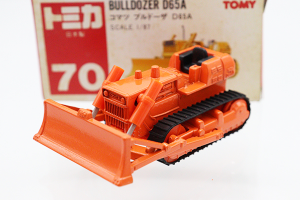 ミニカーショップ ケンボックス トミカ 赤箱(日本製)☆70☆コマツ