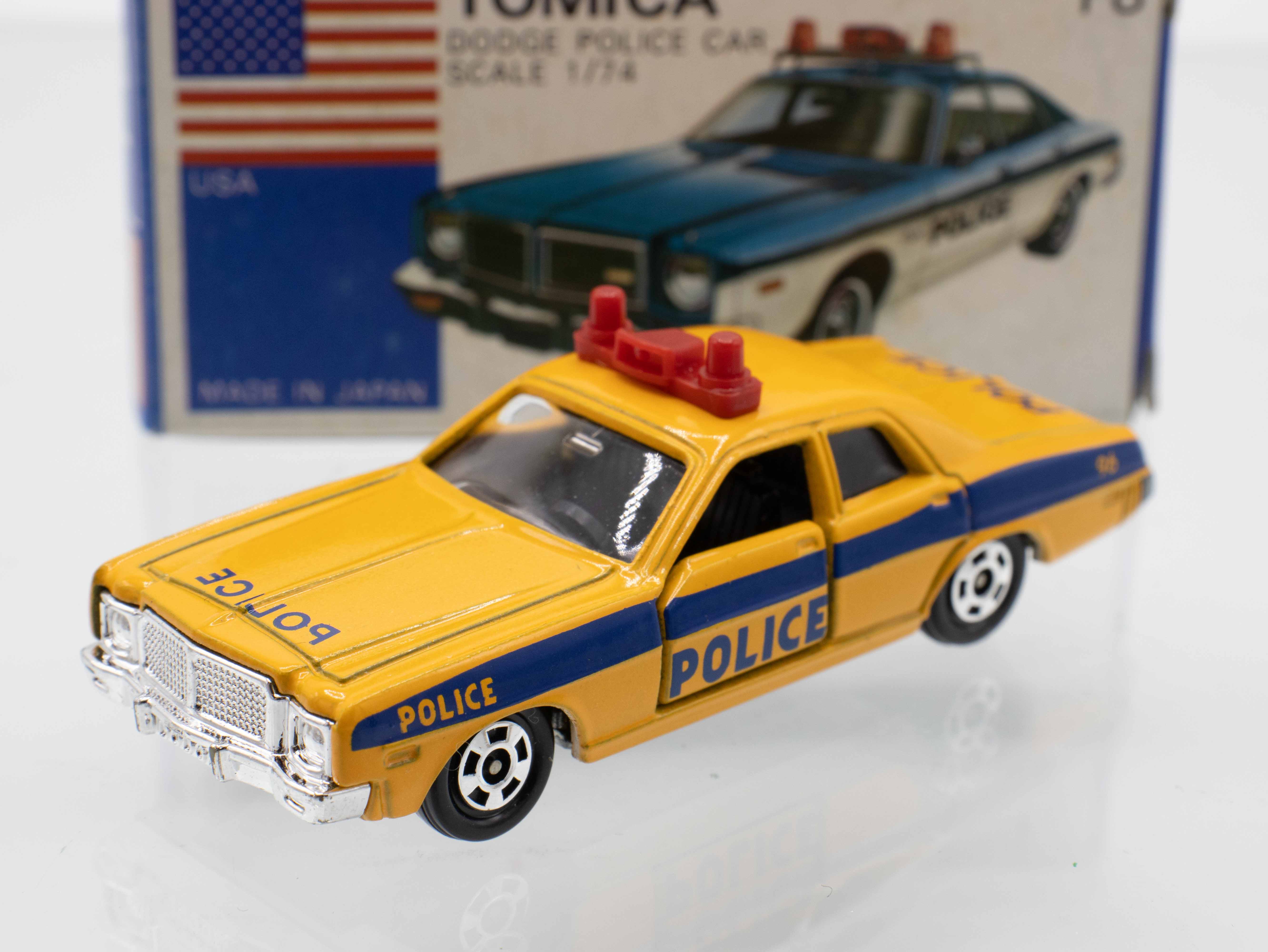 トミカ コロネット ポリスカー ミニカーショップ ケンボックス トミカ 青箱☆F8☆ダッジコロ