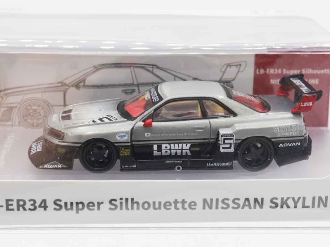 CM Model 日産GT-R LB-ER34 LBWK （チョイス） CM Model 1/64 日産 ニッサン GTR LB-ER34 LBWK - メルカリ
