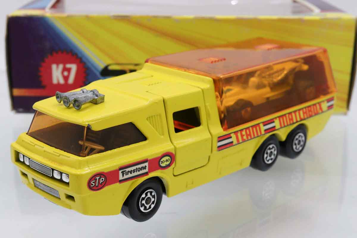 マッチボックス　レーシングカートランスポーター ミニカーショップ ケンボックス マッチボックス☆K-7☆レーシングカー
