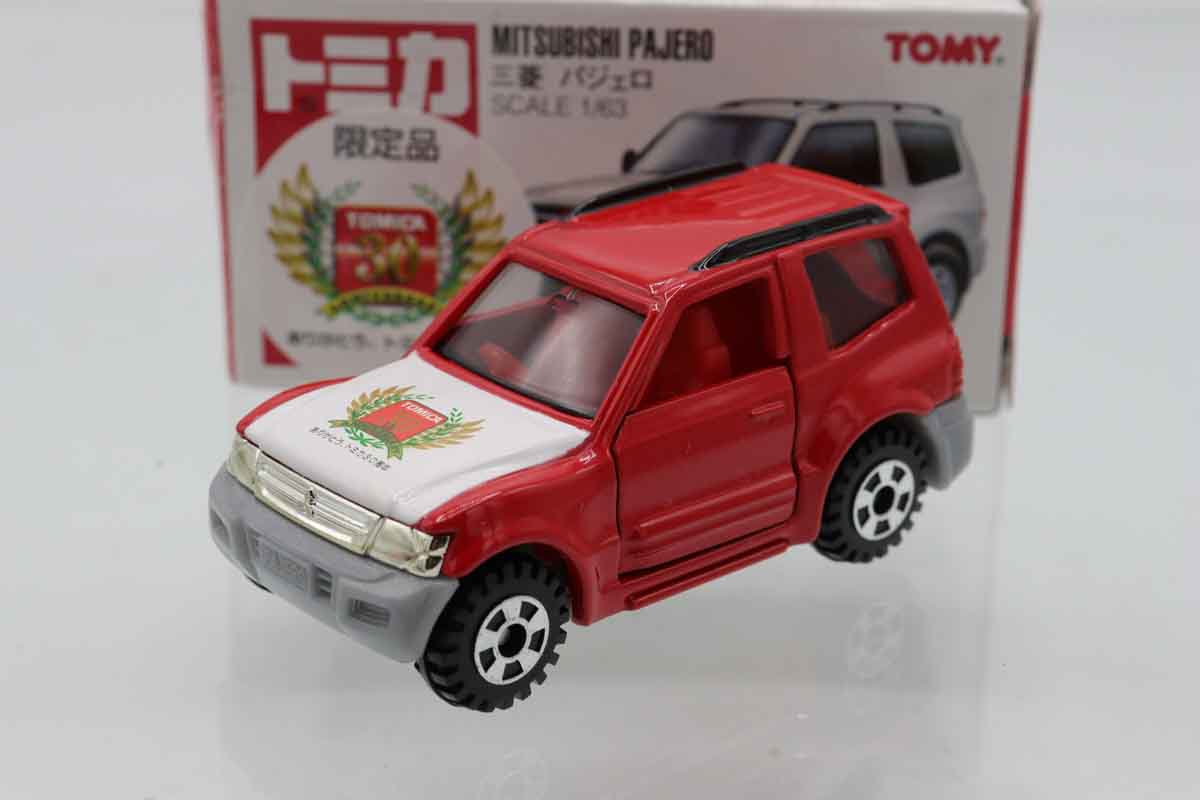 【5台セット】トミカ　赤箱　パジェロ　各種 ミニカーショップ ケンボックス トミカ 赤箱☆30☆三菱パジェロ