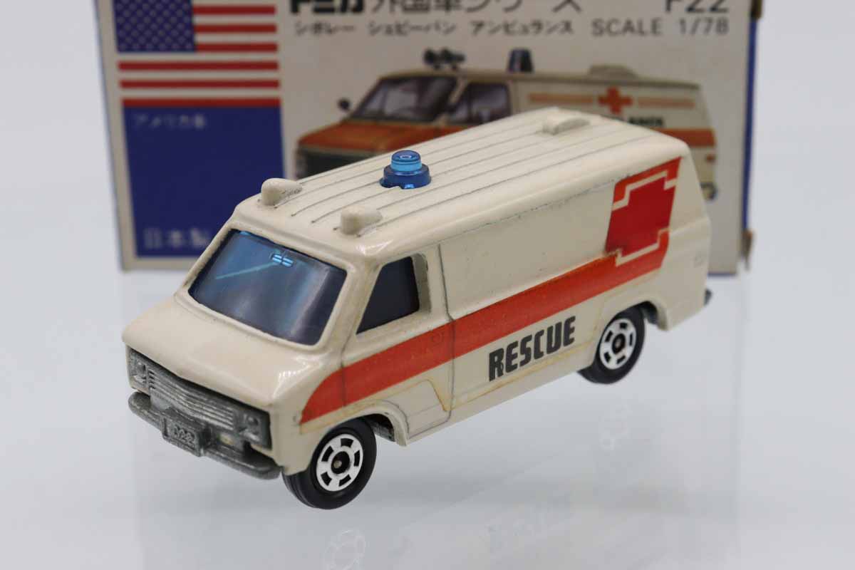 最安価格 ミニカーショップ ケンボックス トミカ 青箱☆F22☆シボレー ミニカー