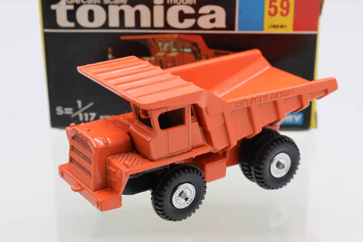 トミカ　日立ダンプミニカー　tomica 昭和レトロ ミニカーショップ ケンボックス トミカ 黒箱☆59☆日立ダンプ