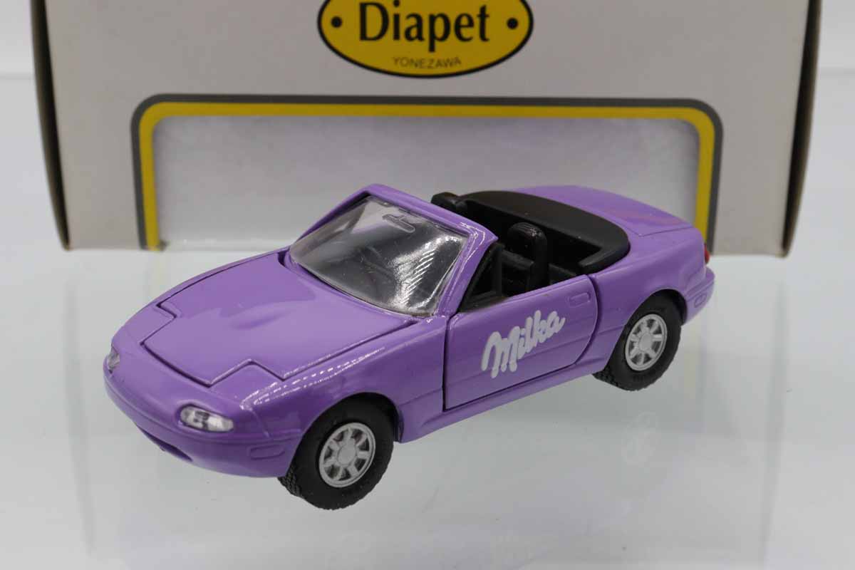 希少 ビンテージ マツダ ユーノス ロードスター ステンレス製 ミニカー 旧車 1/43 マツダ ユーノス ロードスター 1989年 国産名車 ミニカー
