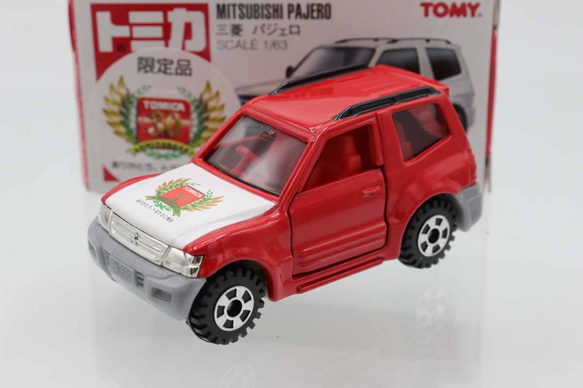 【5台セット】トミカ　赤箱　パジェロ　各種 Yahoo!オークション -「赤箱三菱パジェロ」(トミカ) (自動車)の