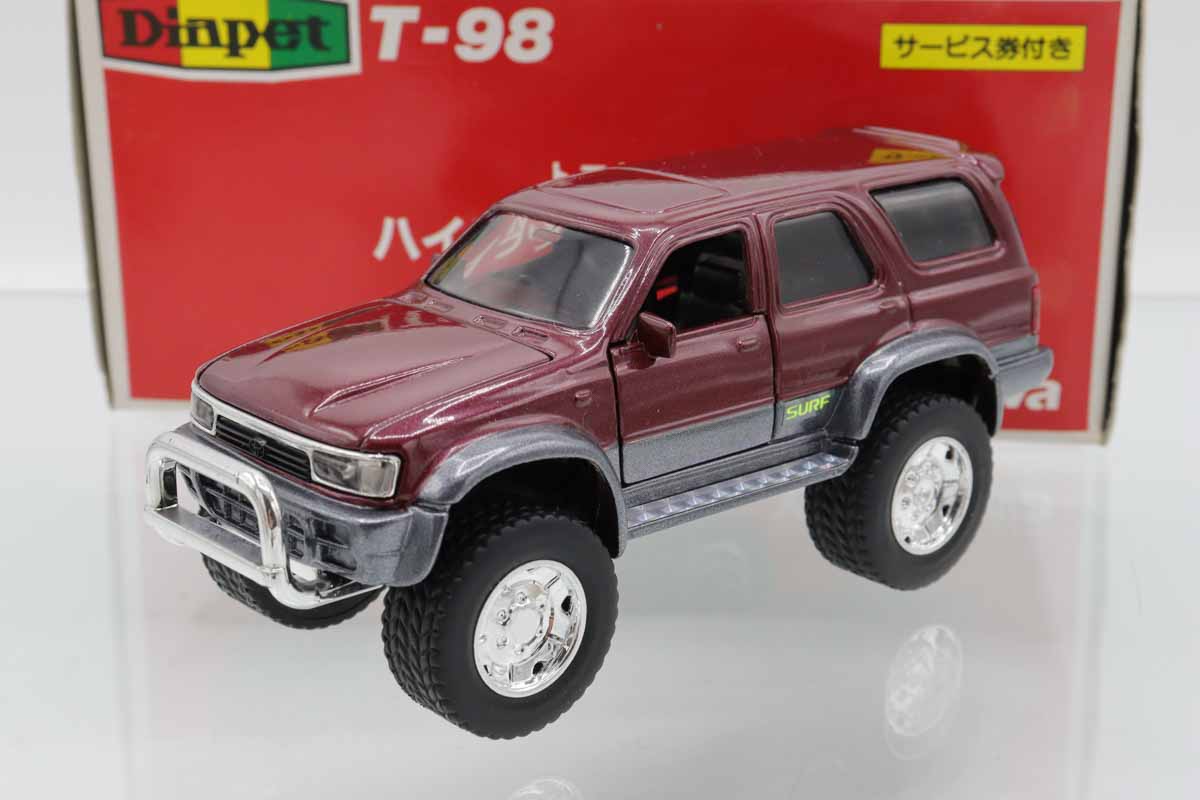 ハイラックスサーフ　ランドクルーザー　ダイヤペット　2台セット ミニカーショップ ケンボックス ダイヤペット☆T-98☆トヨタ