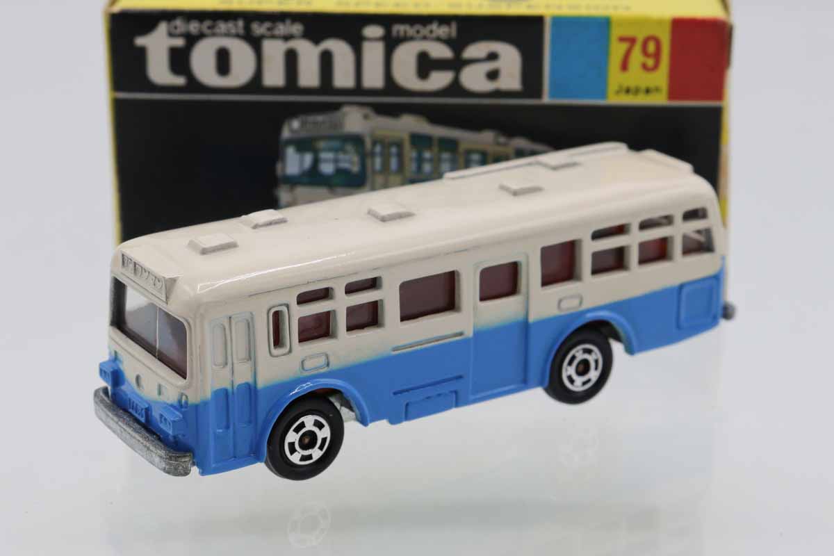トミカ　ミニカー　黒箱　青箱　当時物 ミニカーショップ ケンボックス トミカ 黒箱☆62-1-4☆日産