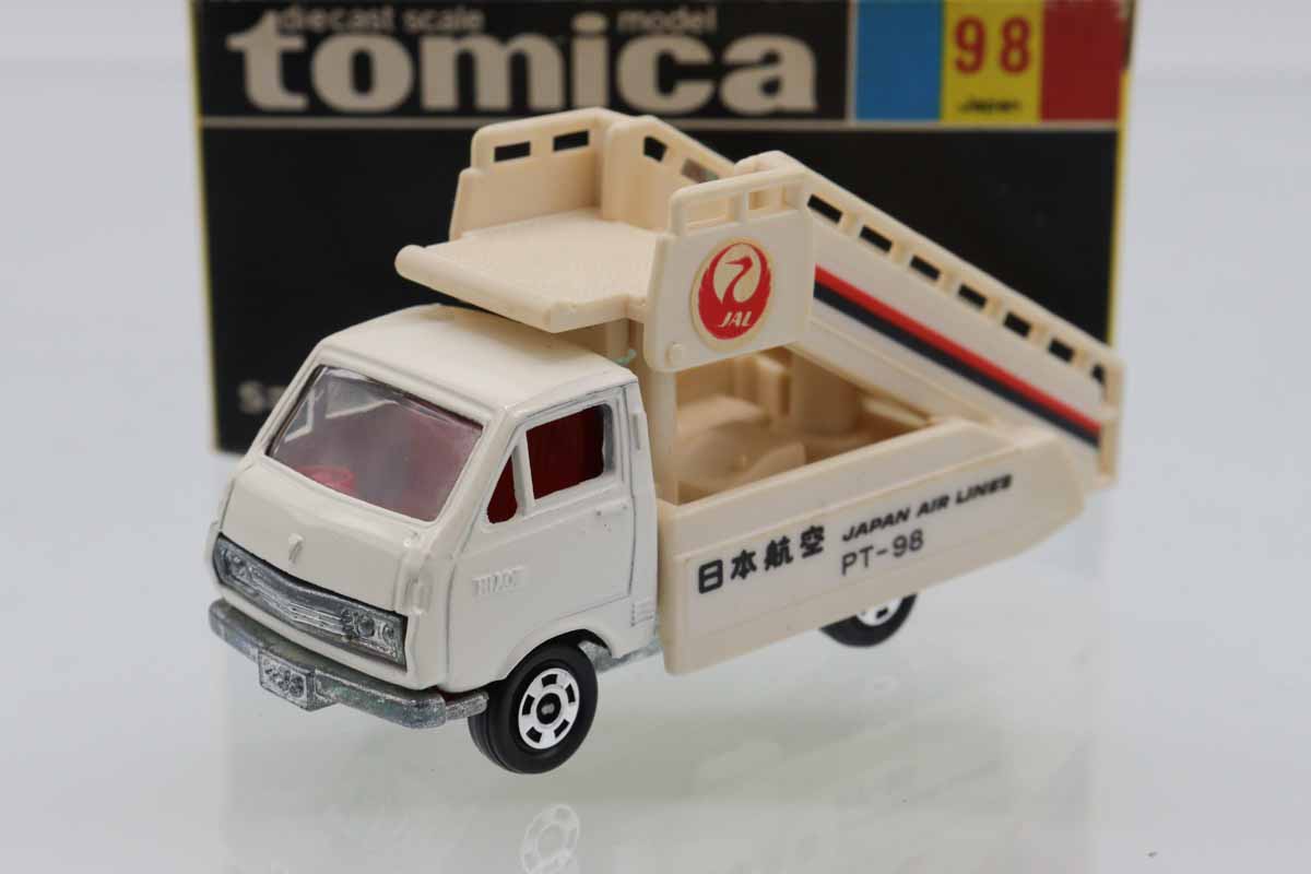 黒箱トミカ 98 JAL日本航空タラップカー　美品　日本製 黒箱トミカ 98 JAL日本航空タラップカー 美品 日本製｜Yahoo