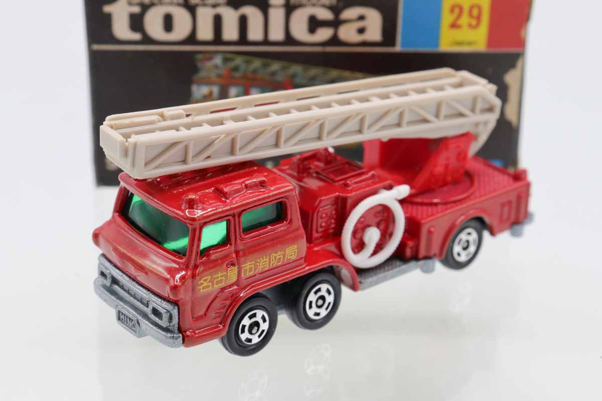 トミカ 黒箱 29 イケダ特注 日野ハシゴ 消防車 八千代市消防本部 ミニカーショップ ケンボックス トミカ 黒箱☆29-2-11☆日野