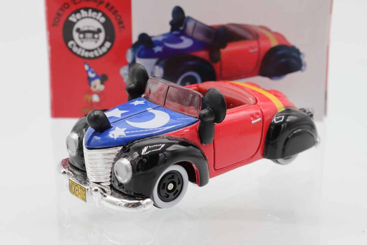 ディズニートミカ【絶版品】ミッキーのロードスター 2台セット ミニカーショップ ケンボックス ディズニートミカミッキーの