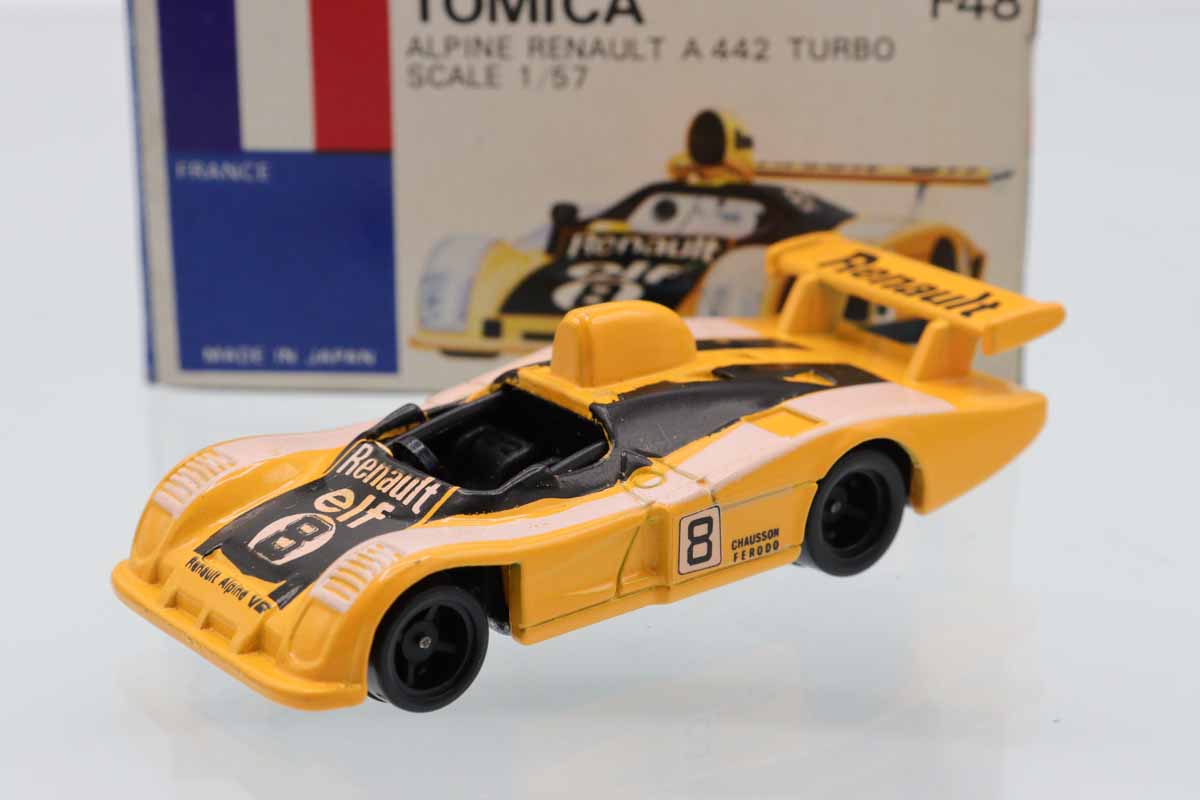トミカ ルノー ミニカーショップ ケンボックス トミカ 青箱☆F58☆アルピーヌ