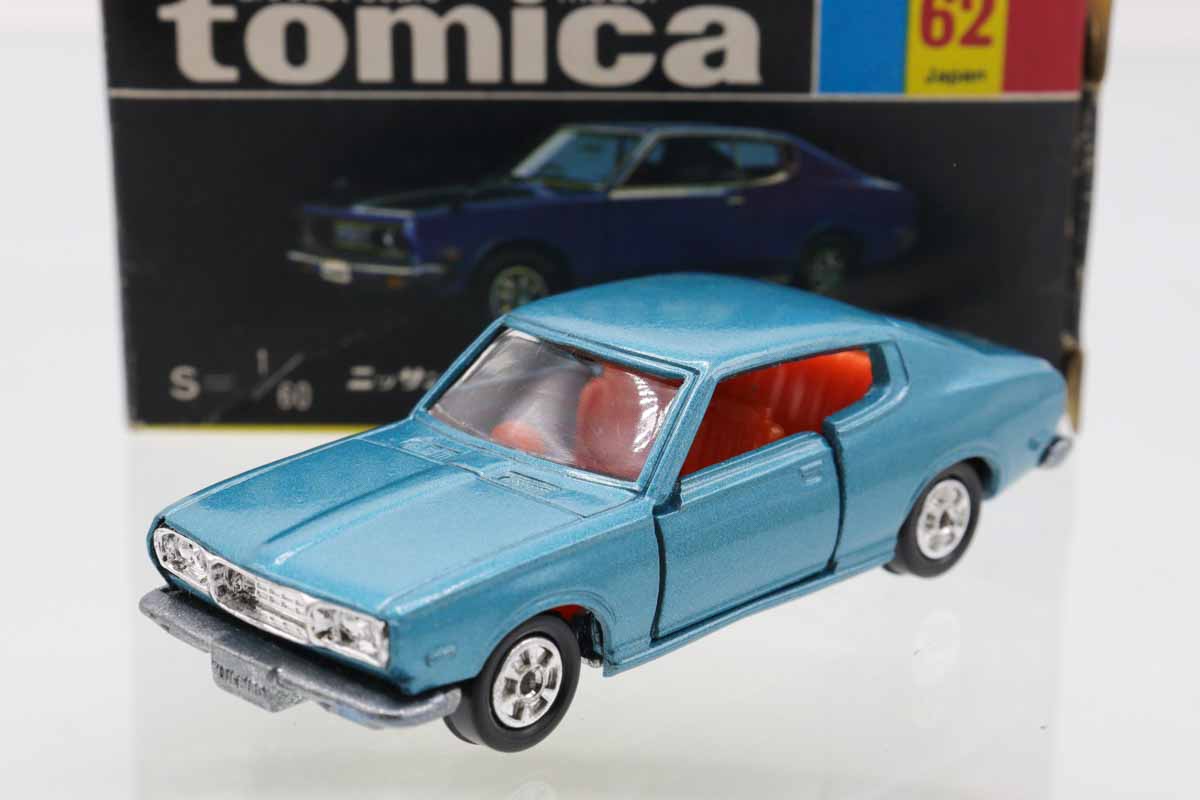 トミカ ブルーバードＵ2000GT-X【黒箱・日本製】 ミニカーショップ ケンボックス トミカ 黒箱☆62☆日産ブルーバードU