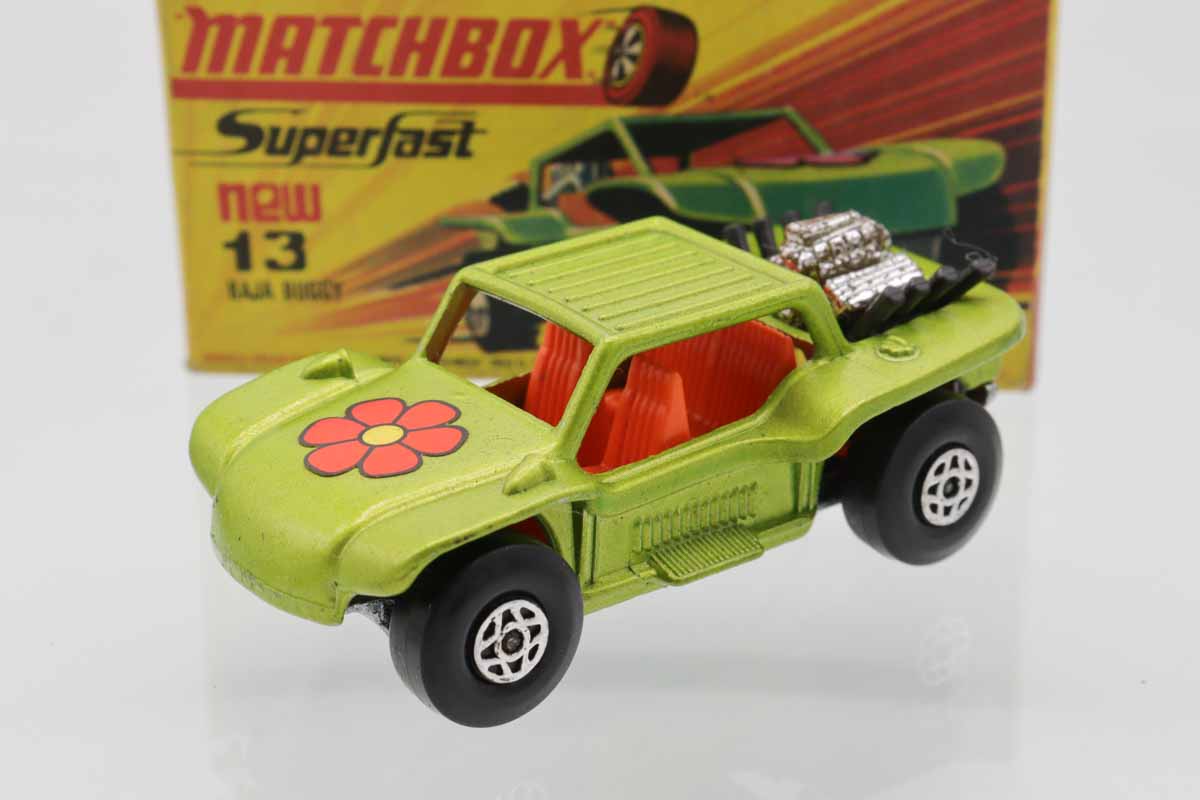 ミニカーショップ ケンボックス マッチボックス☆13☆BAJA BUGGY(黄緑