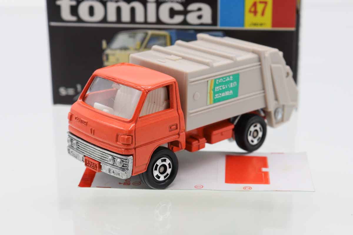 ミニカーショップ ケンボックス トミカ 黒箱☆47☆三菱キャンター清掃