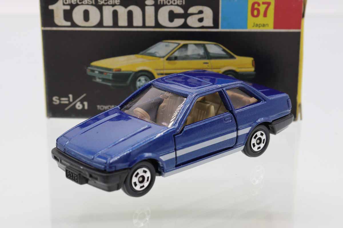 トミカ黒箱　スプリンタートレノ スーパーギフト ミニカーショップ ケンボックス トミカ 黒箱☆67☆トヨタ