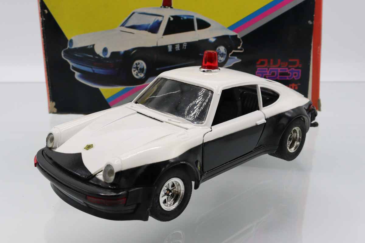永大　グリップ　テクニカ　ポルシェ930ター ボ パトロールカー　箱　　X866 永大 グリップ テクニカ ポルシェ930ター ボ パトロールカー 箱