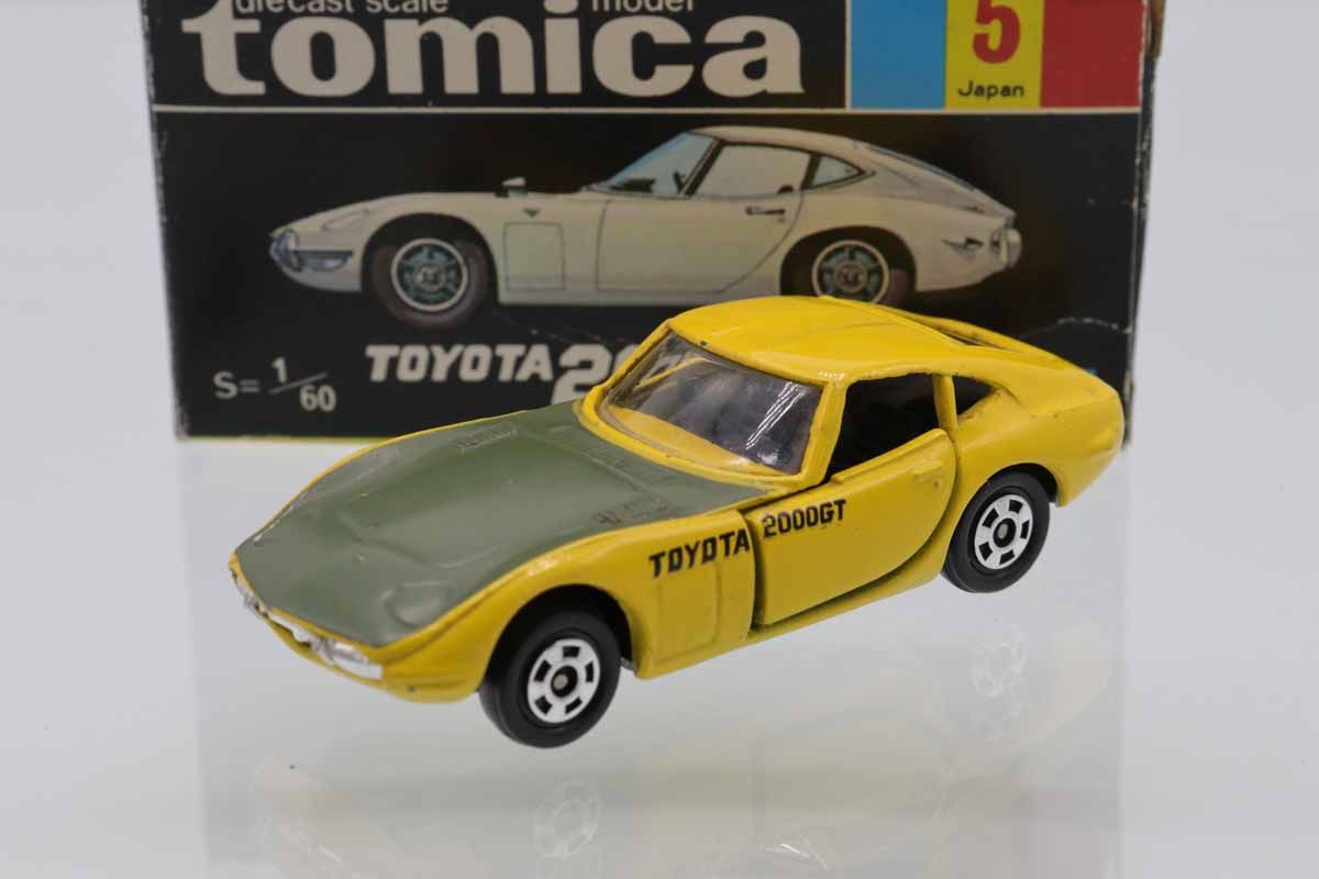 トミカ　黒箱　5 トヨタ2000GT ミニカタログ付 USED トミカ 黒箱 5 TOYOTA2000GT 1/60 日本製 240001028963