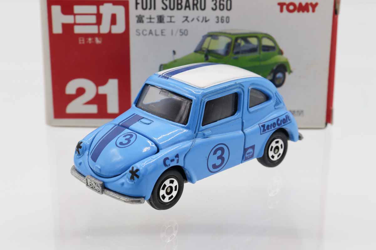 ミニカーショップ ケンボックス トミカ 赤箱(日本製)☆21☆富士重工