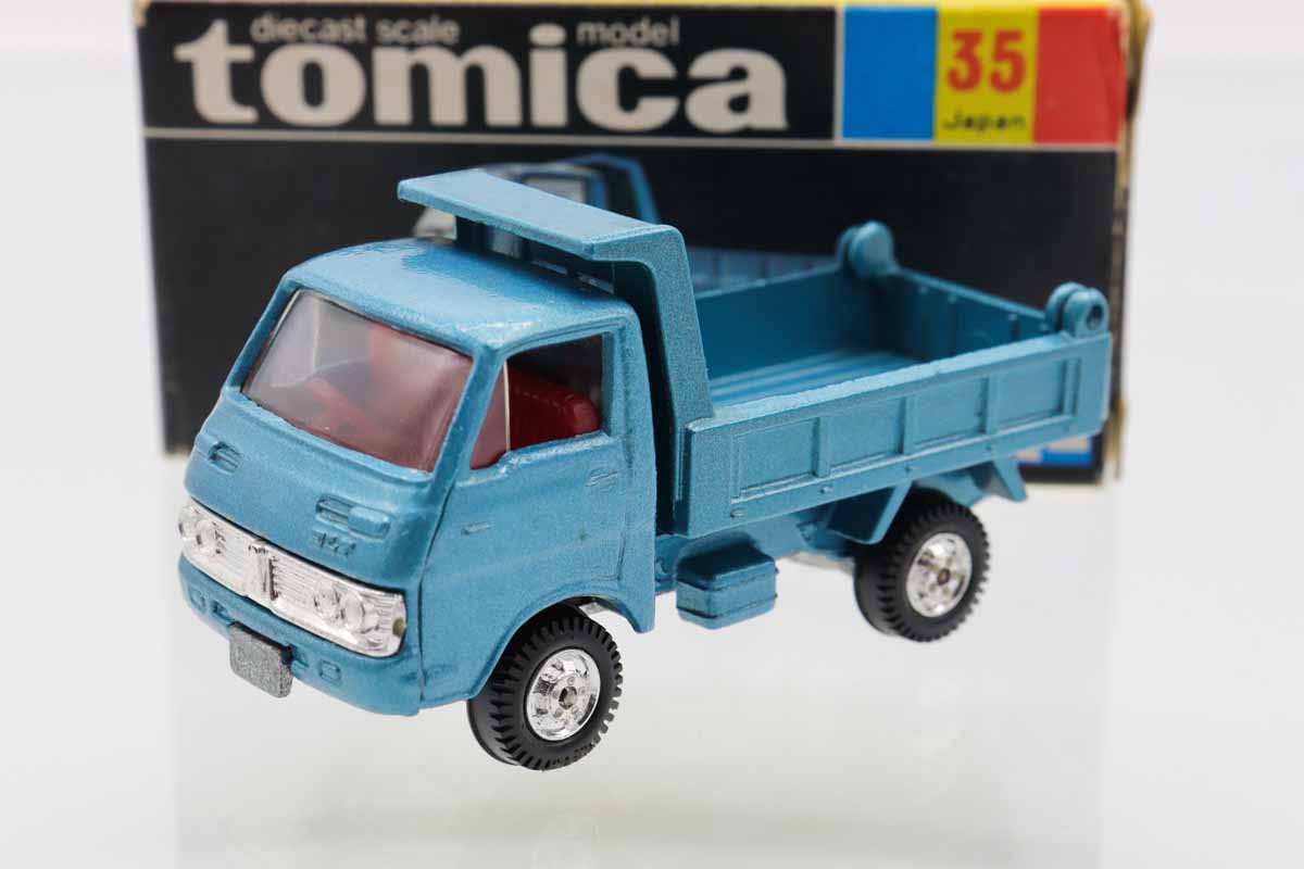 日本製　国産　トミカ　いすゞ　エルフ　ダンプ　35 黒箱 ミニカーショップ ケンボックス トミカ 黒箱☆35-1-6☆いすゞエルフ