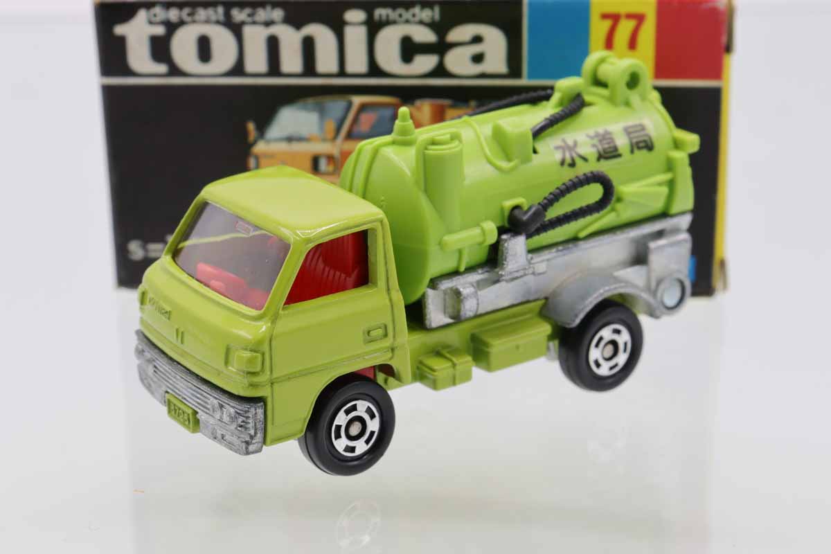 未開封　TOMICA　トミカ　三菱キャンター　グリットスイーパー ミニカーショップ ケンボックス トミカ 黒箱☆77☆三菱キャンター