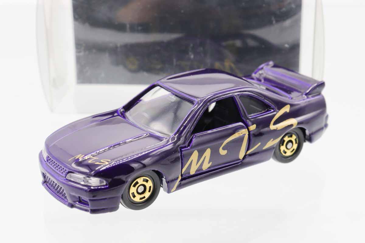 トミカ改造 BMW M3 オーバーフェンダー 紫 深リム マッチボックス