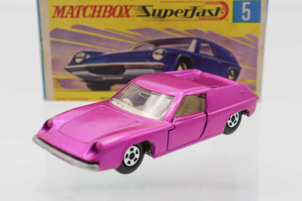 ミニカー　マッチボックス　5 ロータスヨーロッパ ミニカーショップ ケンボックス マッチボックス☆5☆ロータス