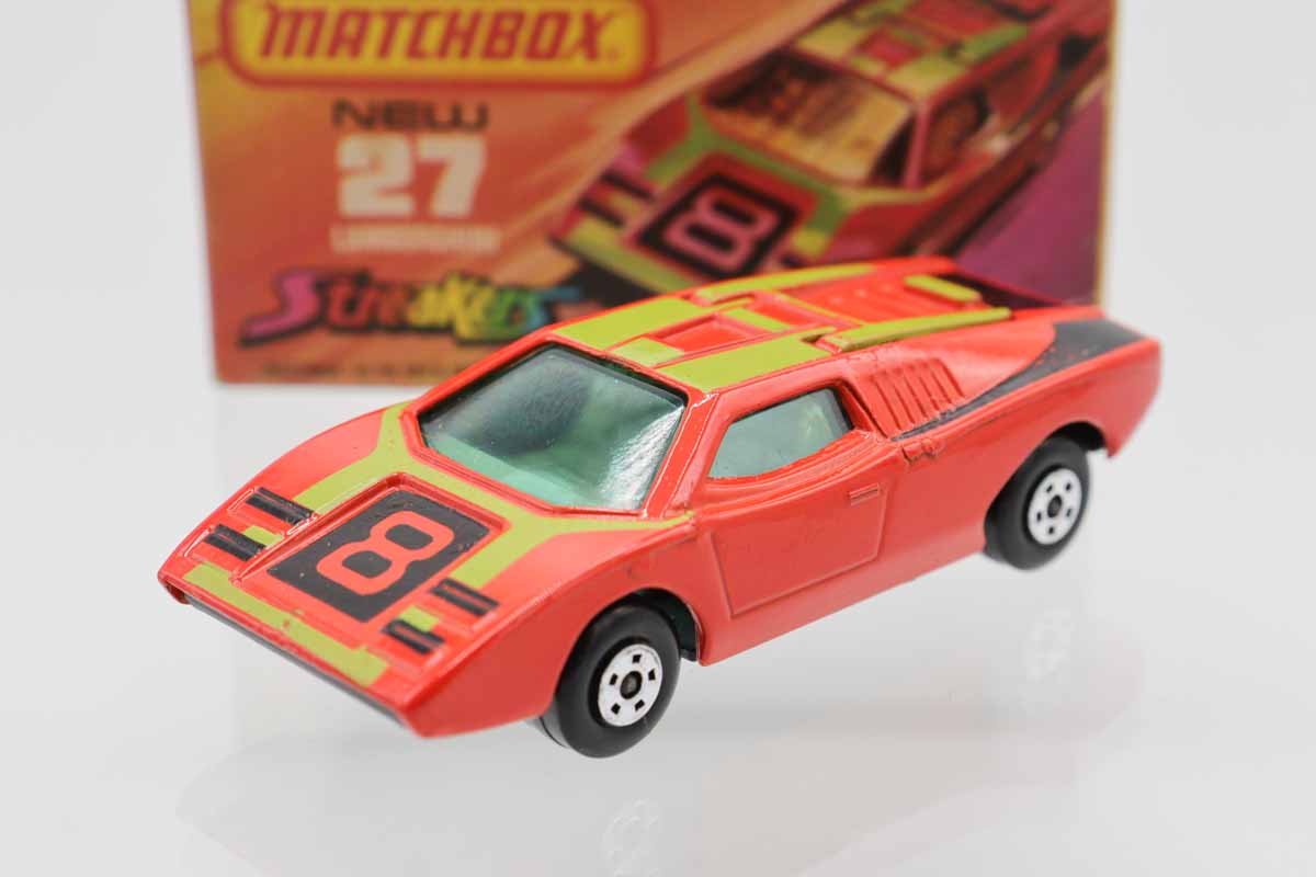 ★ マッチボックス  ランボルギーニ カウンタック セット ミニカーショップ ケンボックス マッチボックス☆27☆ランボルギーニ