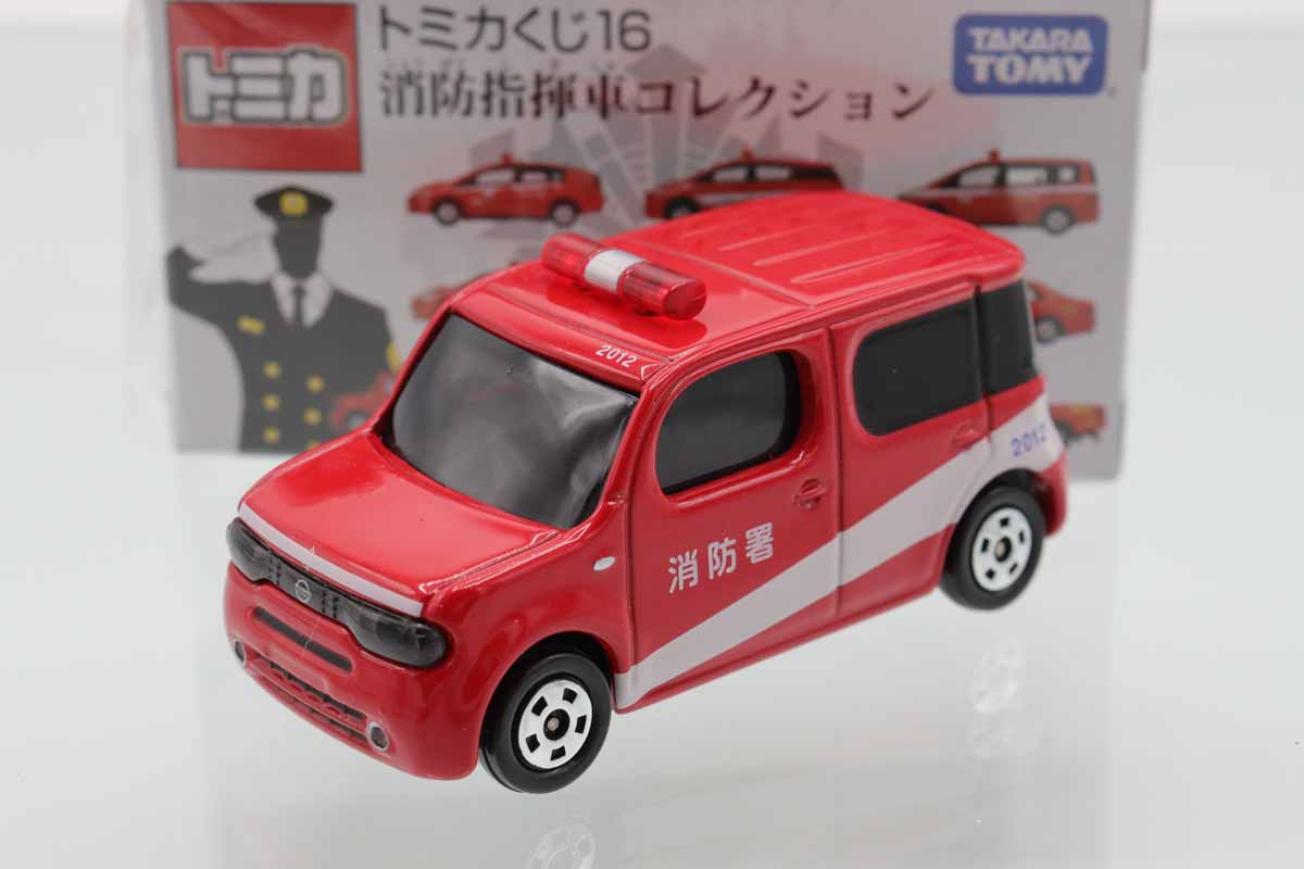 ミニカーショップ ケンボックス トミカくじ☆16☆日産キューブ ※消防 ミニカーショップ ケンボックス トミカくじ☆16☆日産キューブ ※消防