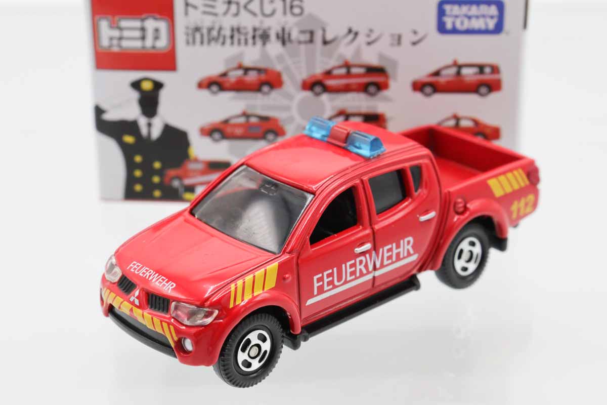 ミニカーショップ ケンボックス トミカくじ☆16☆三菱トライトン ※消防