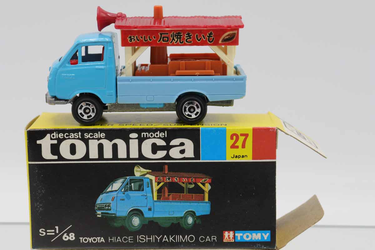 ミニカーショップ ケンボックス トミカ 黒箱☆27☆トヨタハイエース 石