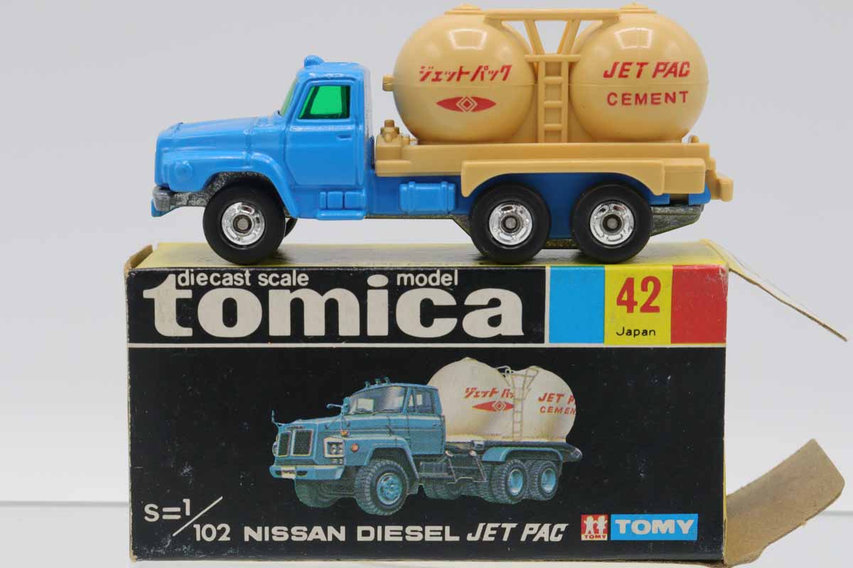 トミカ黒箱 42 ニッサンジーゼル ジェットパック ミニカーショップ ケンボックス トミカ 黒箱☆42☆日産ディーゼル