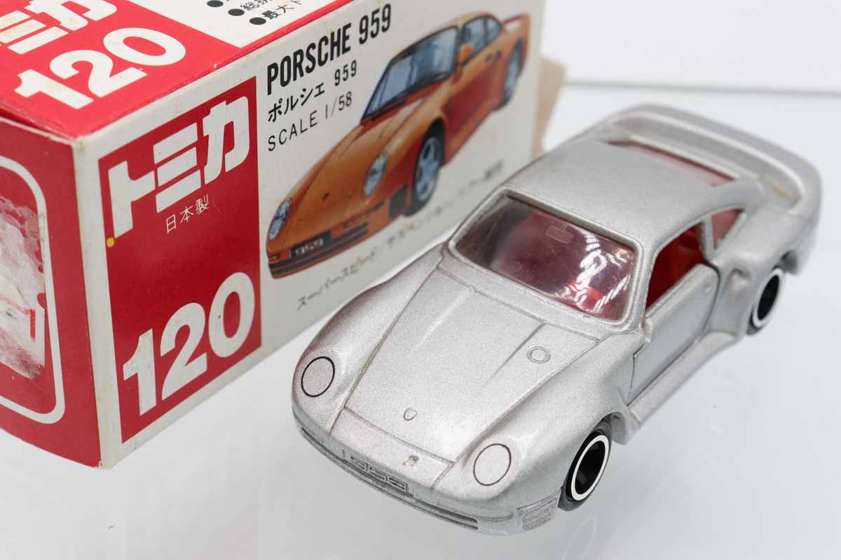 トミカ　ポリシェ959 赤箱120 バンダイ トミカ No.120 ポルシェ959 トミカ買取実績】トミカ 日本製