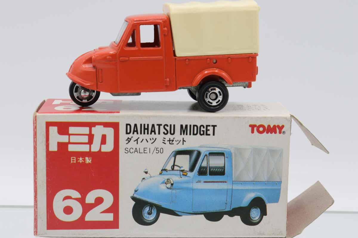 ミニカーショップ ケンボックス トミカ 赤箱(日本製)☆62☆ダイハツ