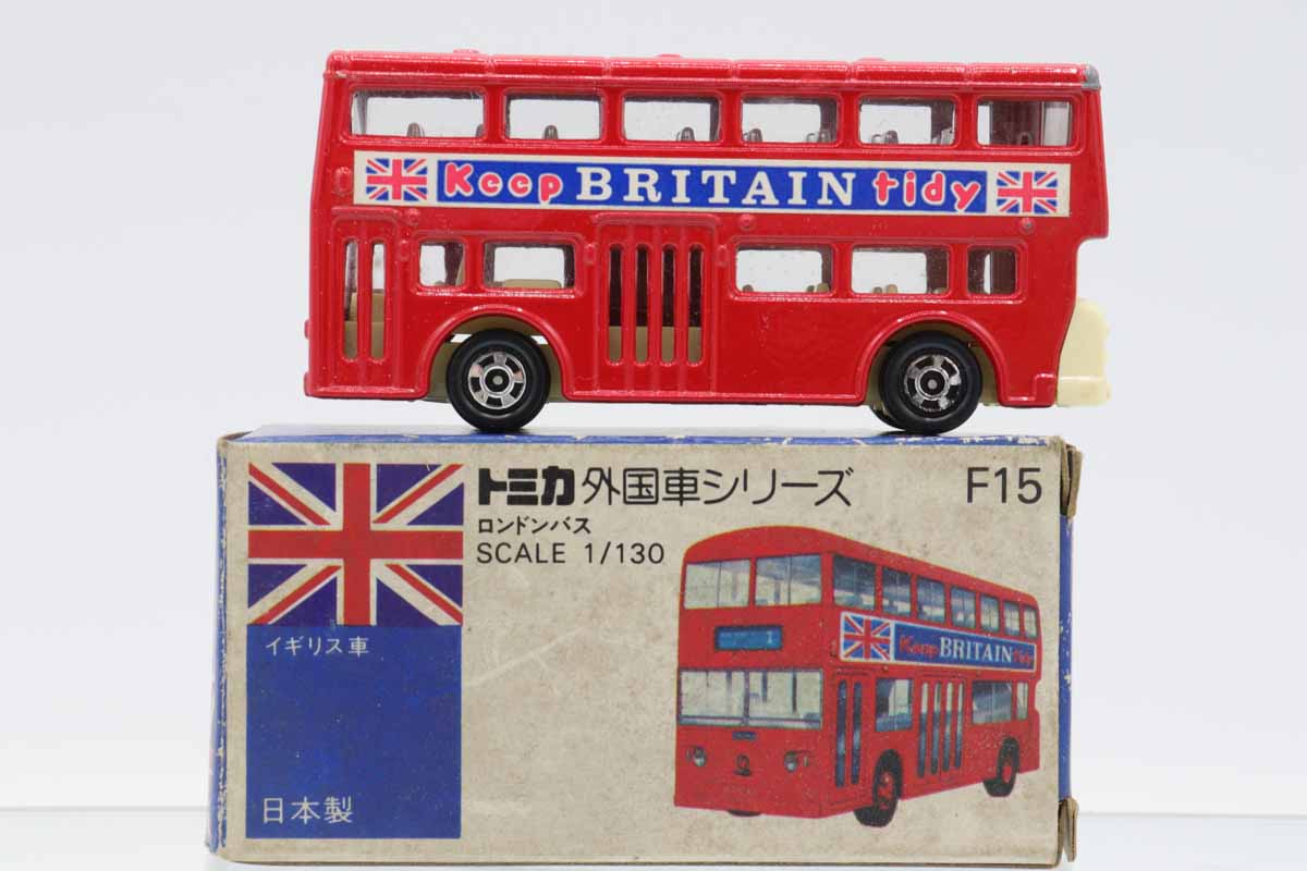 ミニカーショップ ケンボックス トミカ 青箱☆F15☆ロンドンバス (KEEP