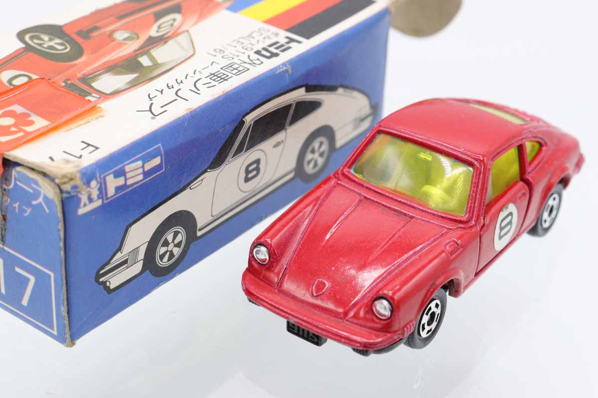 ミニカーショップ ケンボックス トミカ 青箱☆F16☆ポルシェ911S