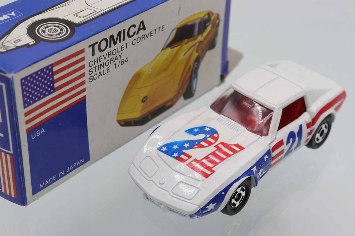 ミニカーショップ ケンボックス トミカ 青箱☆F21☆シボレーコルベット