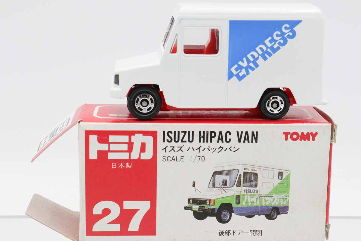 ミニカーショップ ケンボックス トミカ 赤箱(日本製)☆27☆いすゞハイ