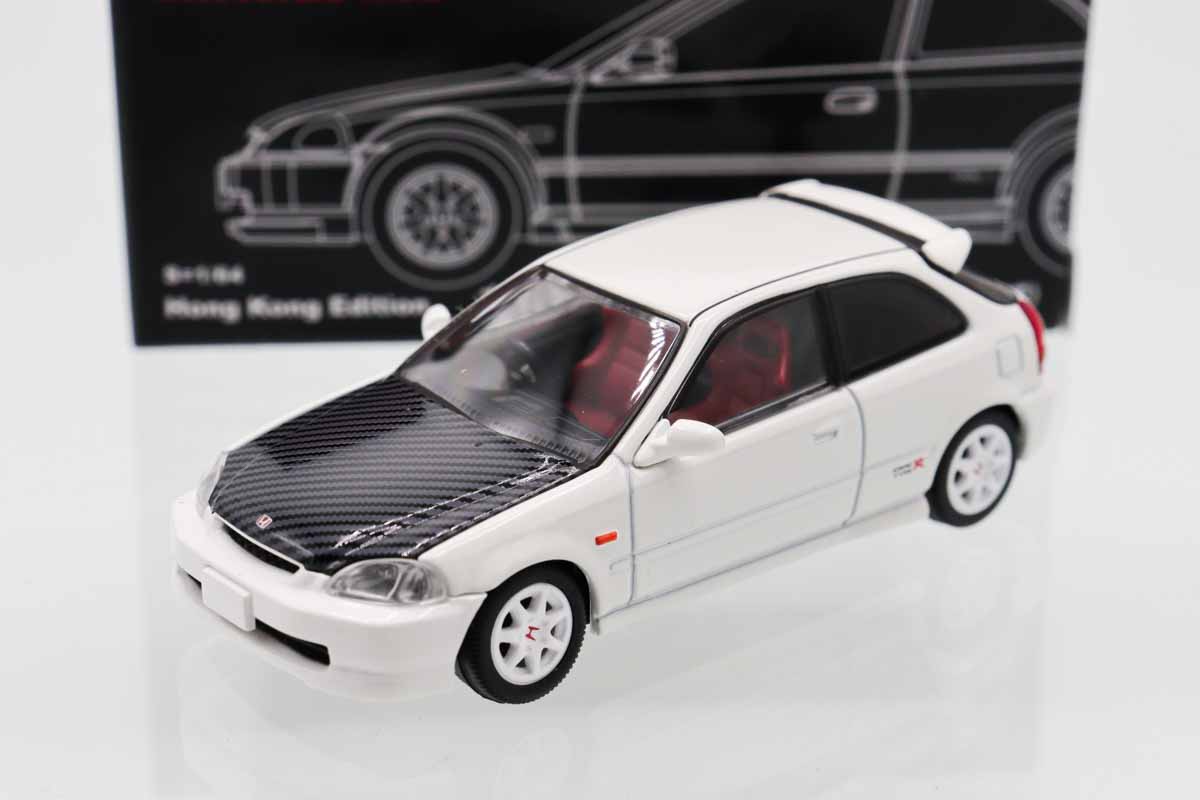 トミカリミテッドヴィンテージ　シビック タイプR 香港エディション 白　黄色 ミニカーショップ ケンボックス トミカリミテッドヴィンテージネオ