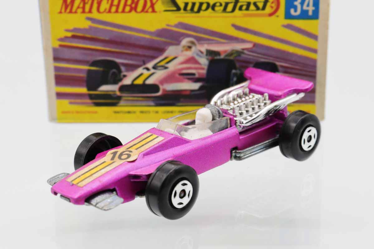 ミニカーショップ ケンボックス マッチボックス☆34☆フォーミュラ1(紫