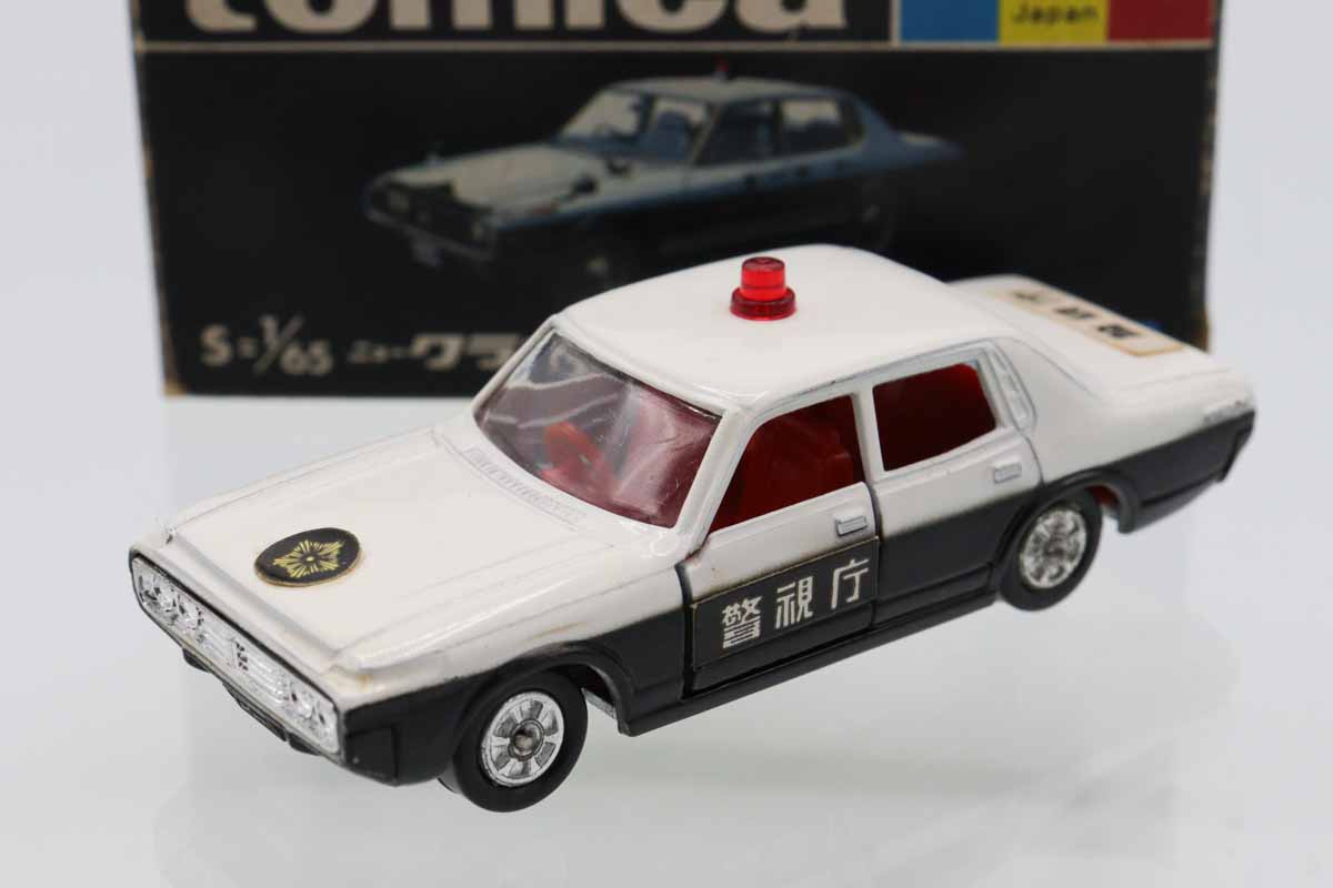 希少　黒箱　当時物 トミカ 4 クラウン パトロールカー ミニカーショップ ケンボックス トミカ 黒箱☆4☆トヨタニュークラウン