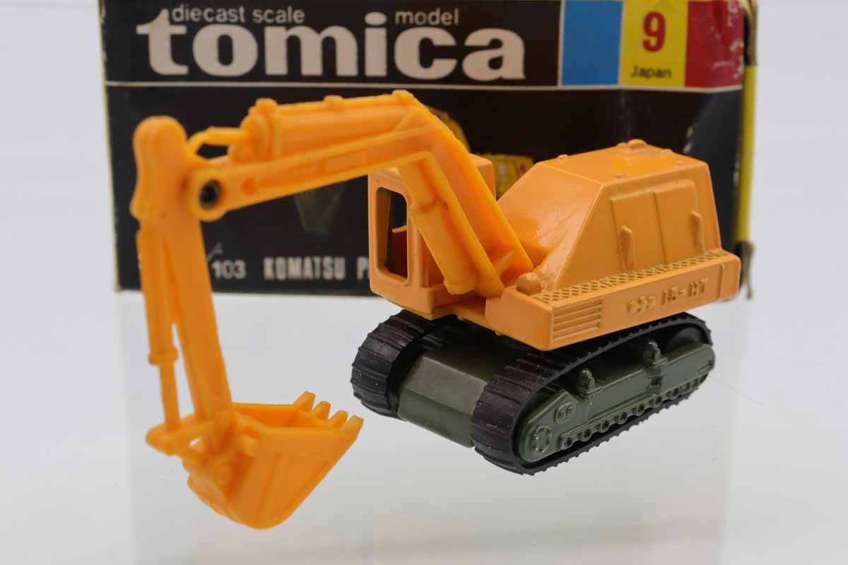 ミニカーショップ ケンボックス トミカ 黒箱☆9☆小松パワーショベル15