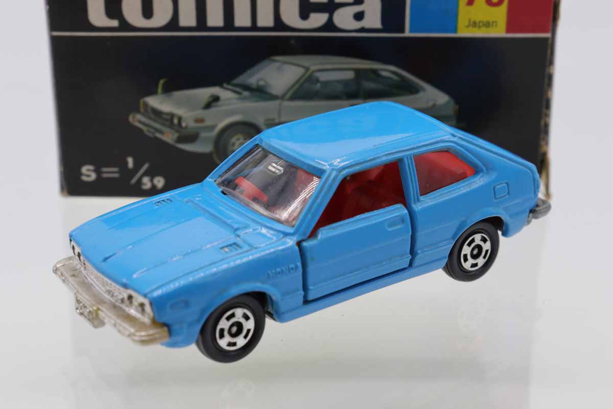 ミニカーショップ ケンボックス トミカ 黒箱☆78☆ホンダアコードEX(青