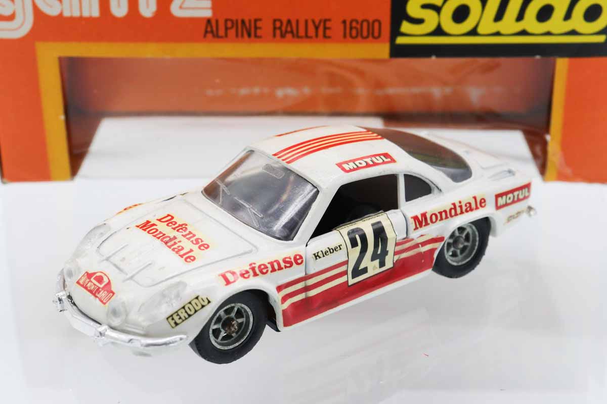 ミニカーショップ ケンボックス solido☆181☆ALPINE RALLYE 1600 #24