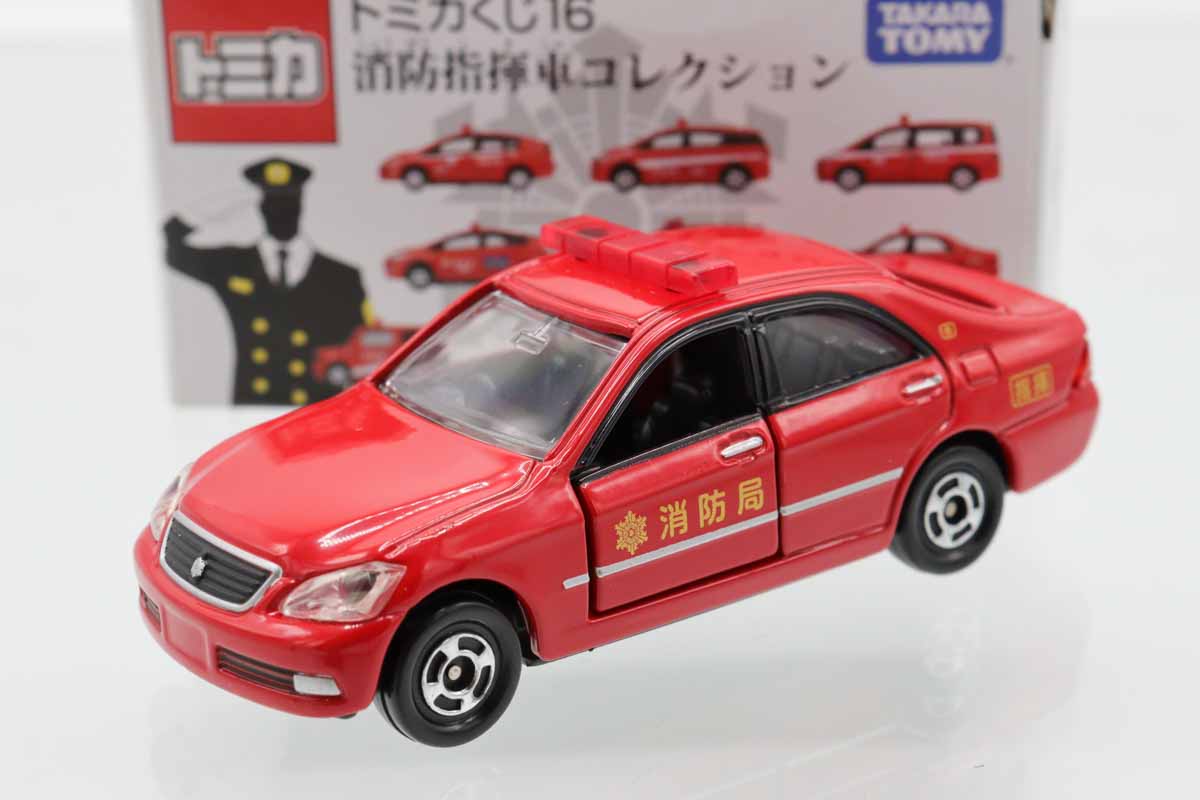 ミニカーショップ ケンボックス トミカくじ☆16☆トヨタクラウン ※消防