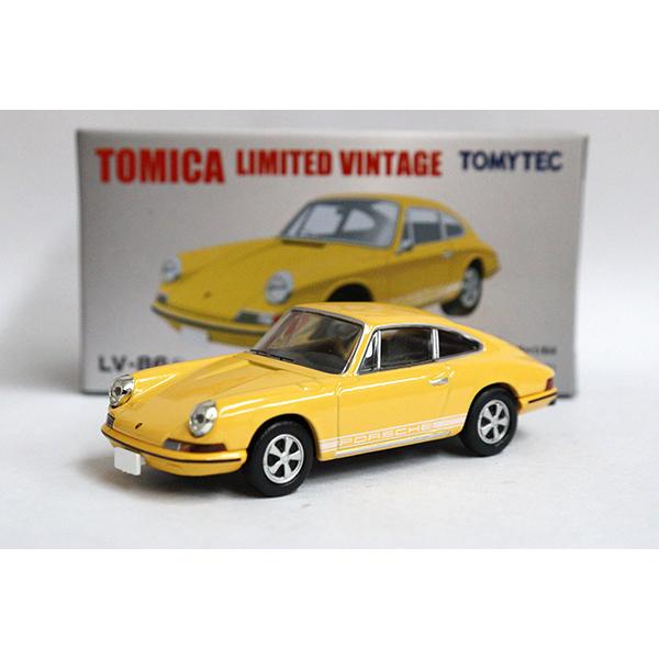 トミカリミテッドヴィンテージ　LV-86 ポルシェ911　黄色＆マルーン　2種 トミカリミテッドヴィンテージ LV-86 ポルシェ911 黄色
