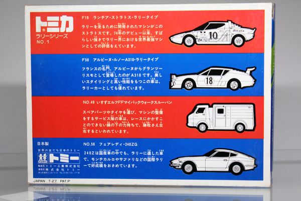 日本製 トミカ ギフトセット ラリーシリーズ ミニカーショップ ケンボックス トミカギフト ラリーシリーズ