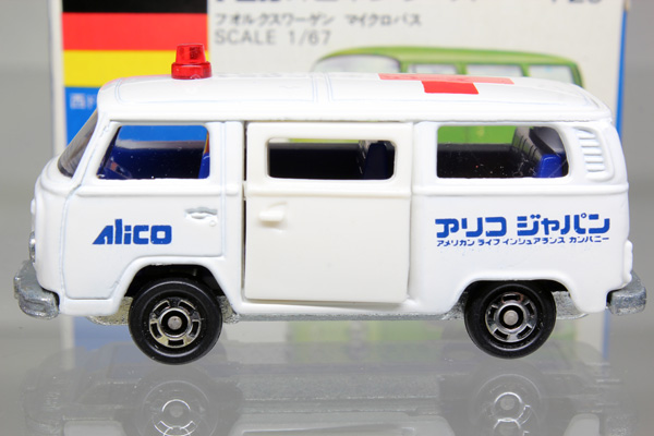 トミカ青箱　フォルクスワーゲン マイクロバス F29（BILSTEINサービス） ミニカーショップ ケンボックス トミカ 青箱☆F29